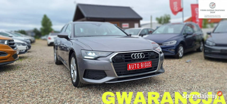 Audi A6 super stan Raty Zamiana C8 2018 szary Lębork