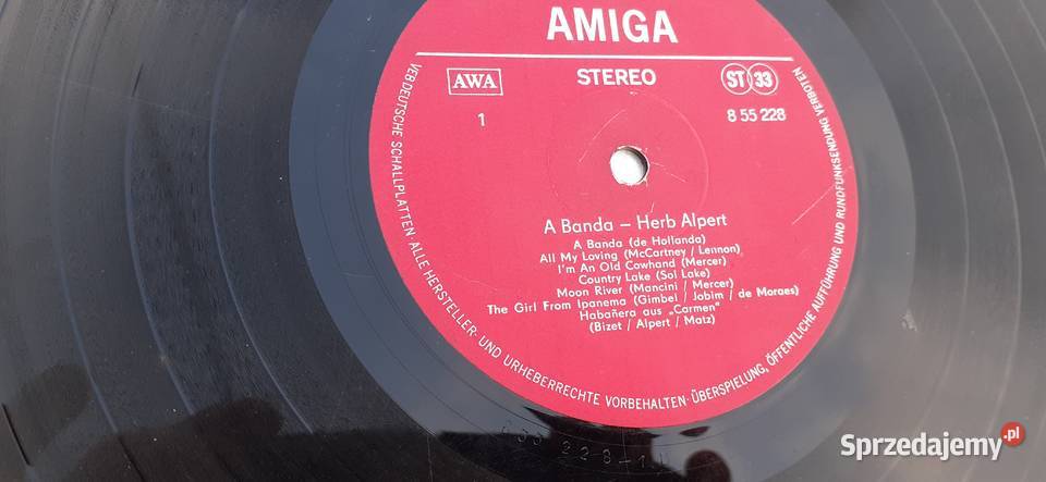 A banda herb alpertwinyl vintage pamiątka PRL płyta winylowa Tuszkowo