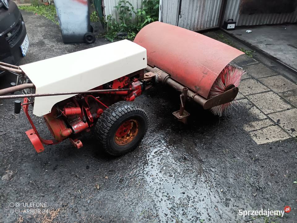 Traktorek jednoosiowy gravely zamiatarka Sosnowiec sprzedam