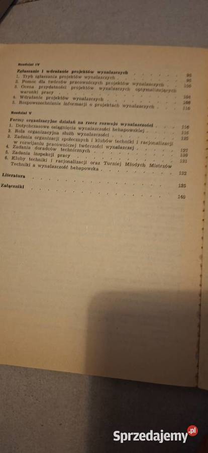 1 wydanie Wynalazczość pracownicza w dziedzinie Łęczyca sprzedam