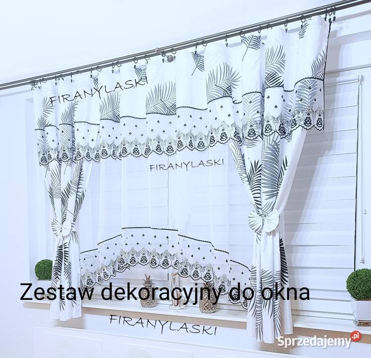 Zestaw dekoracyjny do okna Komplet zasłony i Strzelce Krajeńskie