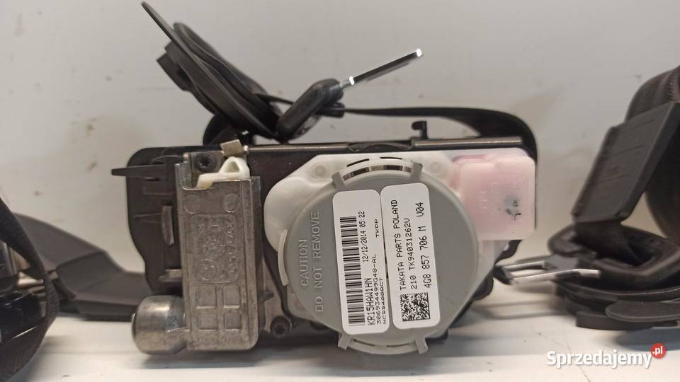 AUDI A6 C7 KOMPLET PASÓW PRZÓD TYŁ 4G8857705F