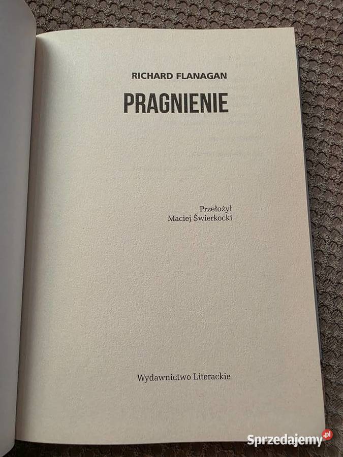 Richard Flanagan Pragnienie Kraków