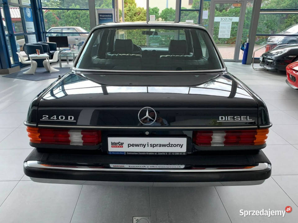 Mercedes W123 240 Diesel Automat Super Stan Mały Zarejestrowany w Polsce Kraków