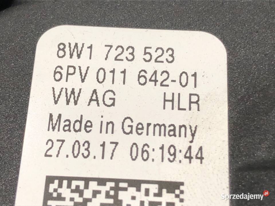 POTENCJOMETR GAZU AUDI A4 B9 8W1723523 20 190 Potencjometry