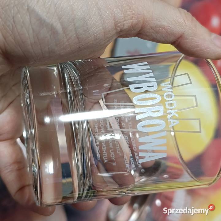 Wodka Wyborowa Szklanki Kolekcjonerskie sprzedam
