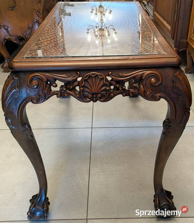 Wspaniały dębowy stolik na łapach sklep Dąbrowa śląskie Dąbrowa Górnicza