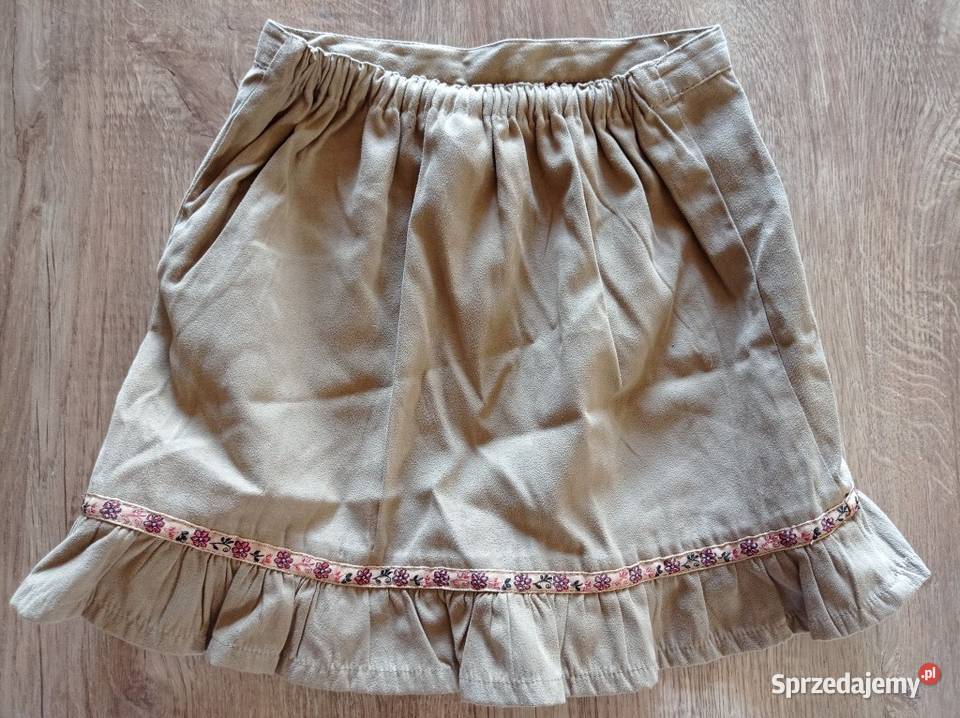 Brązowa spódniczka dziewczynki brązowy/beżowy Hajnówka
