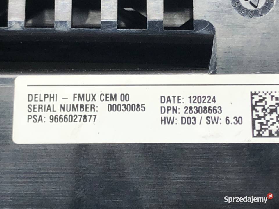 PANEL STEROWANIA NAWIEWU CITROEN DS4 9666027877 podkarpackie sprzedam