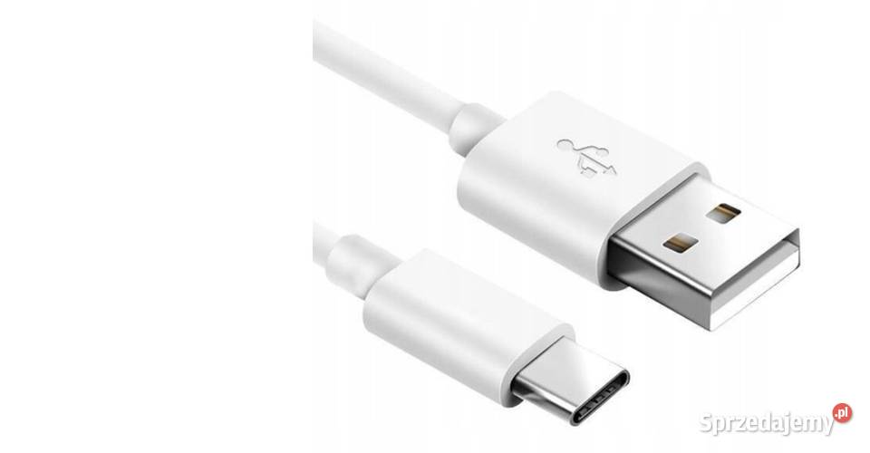 TypeC 1M Kabel USB do ładowania telefonu Biały Kraków