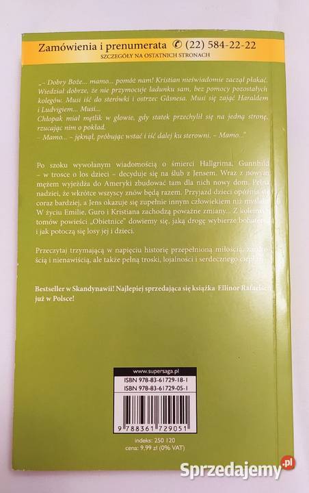 OBIETNICE Ellinor Rafaelsen TOM 6 Kłamstwo Hajnówka