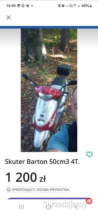 Sprzedam Skuter Barton 5034T