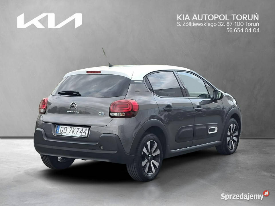 Citroen C3 kamera cofaniapodgrzewane fotele III Zarejestrowany w Polsce Toruń