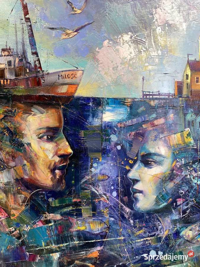 Pitsko Giennadij Powrót do domu 60x70 obraz pomorskie Rumia