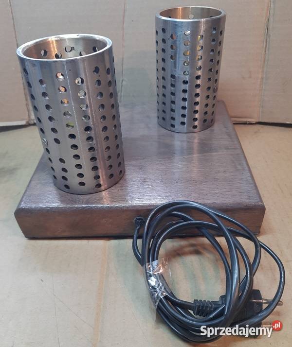 Lampa na stolik 2x E14 projekt kreatywny Pozostałe Ostrów Wielkopolski