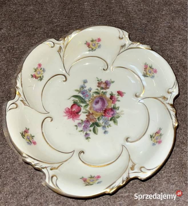 Patera z bukietem Ilmenau Made in Germany Bial sprzedam