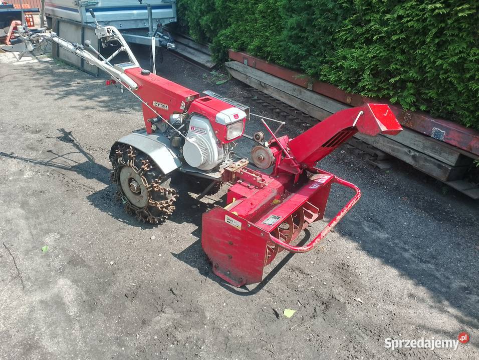 Ciągnik jednoosiowy Mitsubishi CT351 pług Pabianice