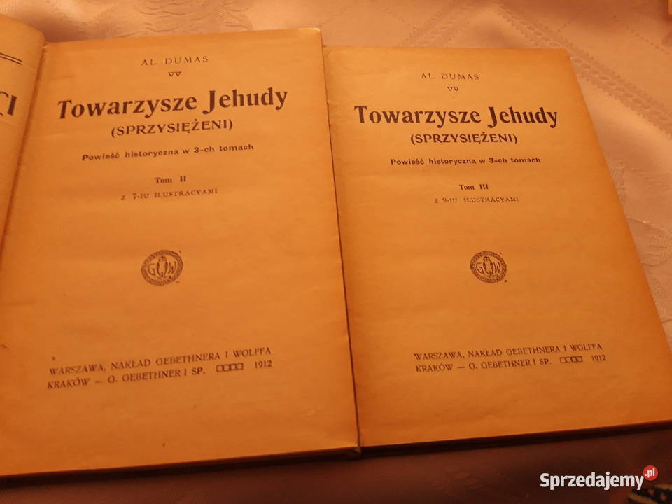 Towarzysze Jehudy 1 3 Dumas 1912 opr il wyd1 Iwno