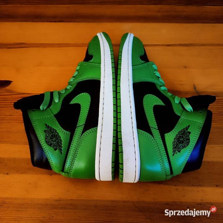 Buty Nike Air Jordan 1 Mid Zielone Czarne 385 sprzedam