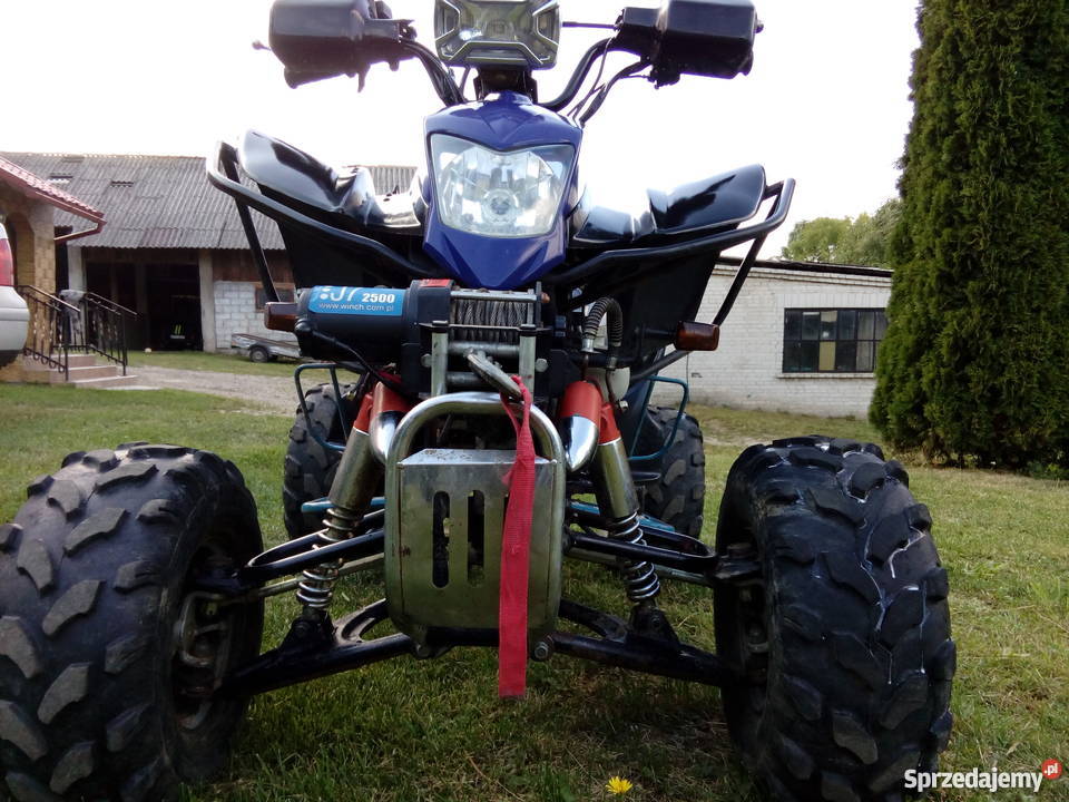 Quad Bashan 200 na WAŁ Wyciągarka Chłodnica bagażnik