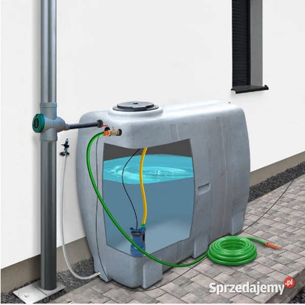 Zbiornik wolnostojący na deszczówkę 1000L