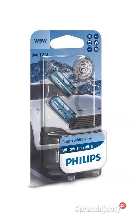 Żarówki W5W Philips White Vision Ultra 2 Sosnowiec