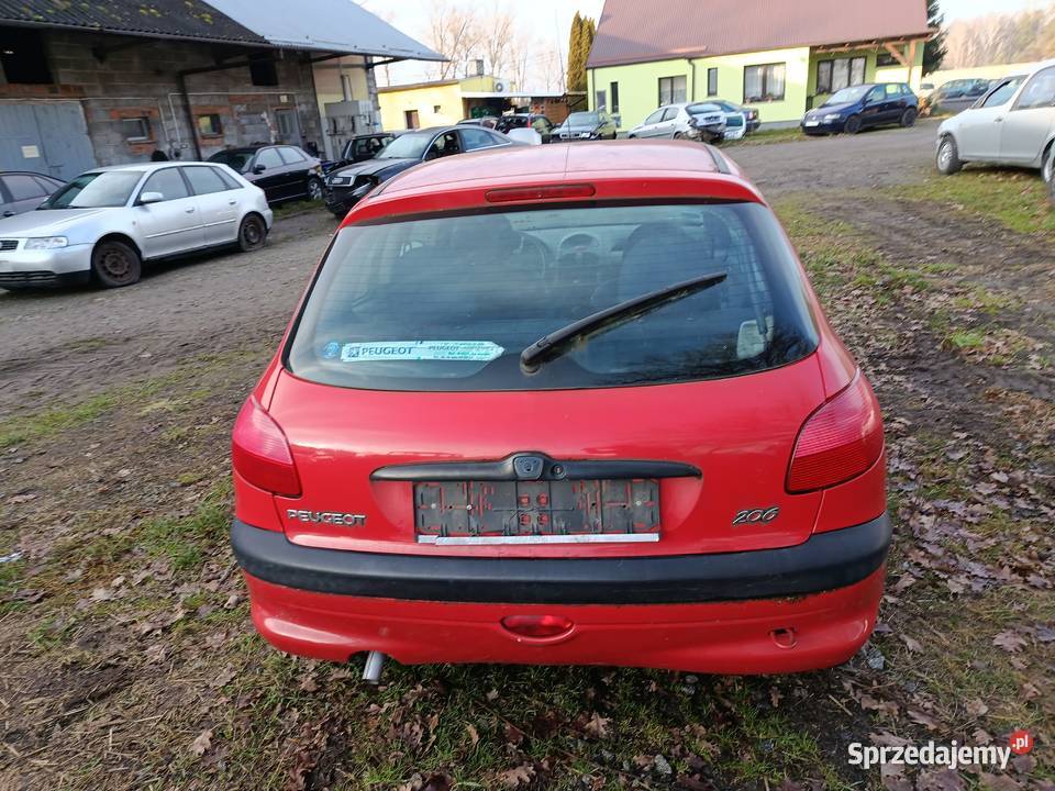Peugeot 206 11 2000 r dawca części Szklarka Myślniewska