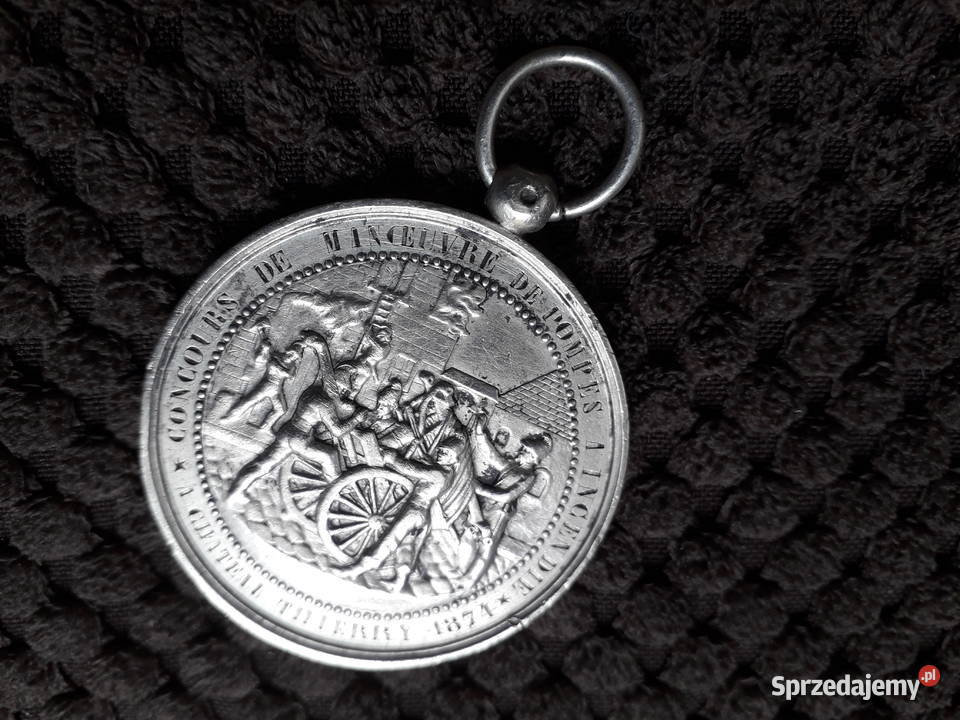 Republika Francuska Medal srebro 1874r Szczecin