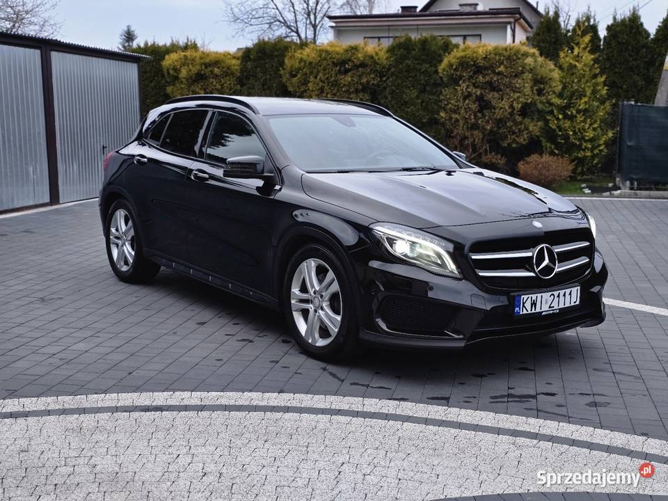 MERCEDES GLA 250 4MATIC AMG Salon Polska 100 czarny Gdów