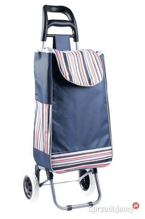 Torba wózek na zakupy na kółkach granatowa w Poznań