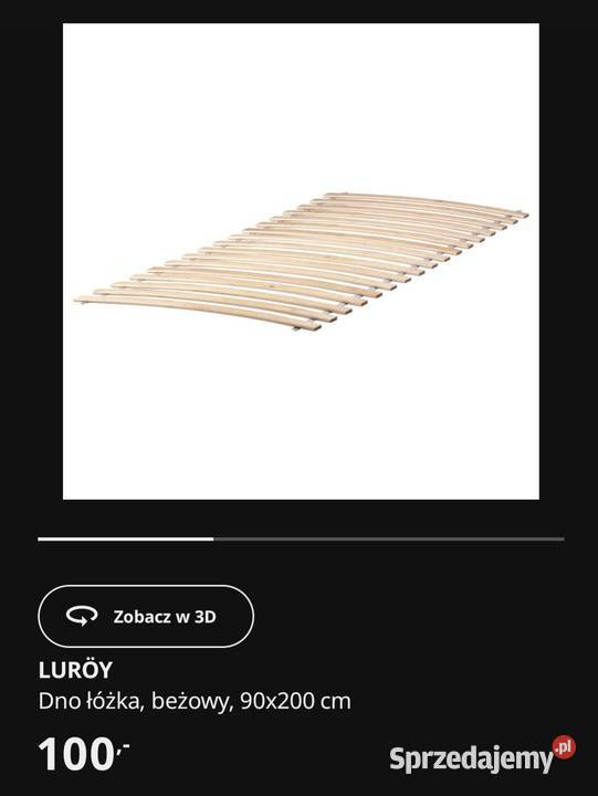Rama łóżka 90x200 Ikea wkładstelaż pod materac Ożarów Mazowiecki