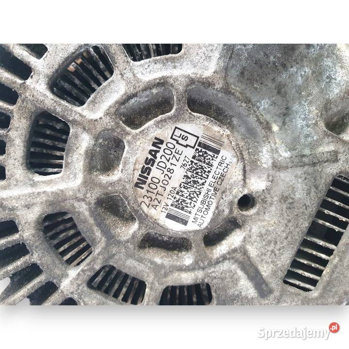 ALTERNATOR Nissan Qashqai J10 XTrail T31 20 16V lubelskie Chełm