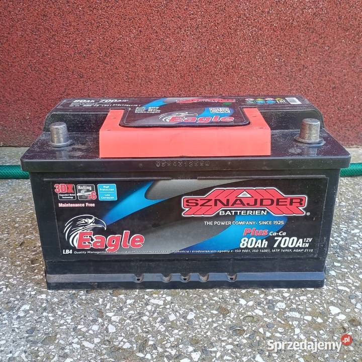 Akumulator 80Ah 700A Sznajder Eagle osobowe
