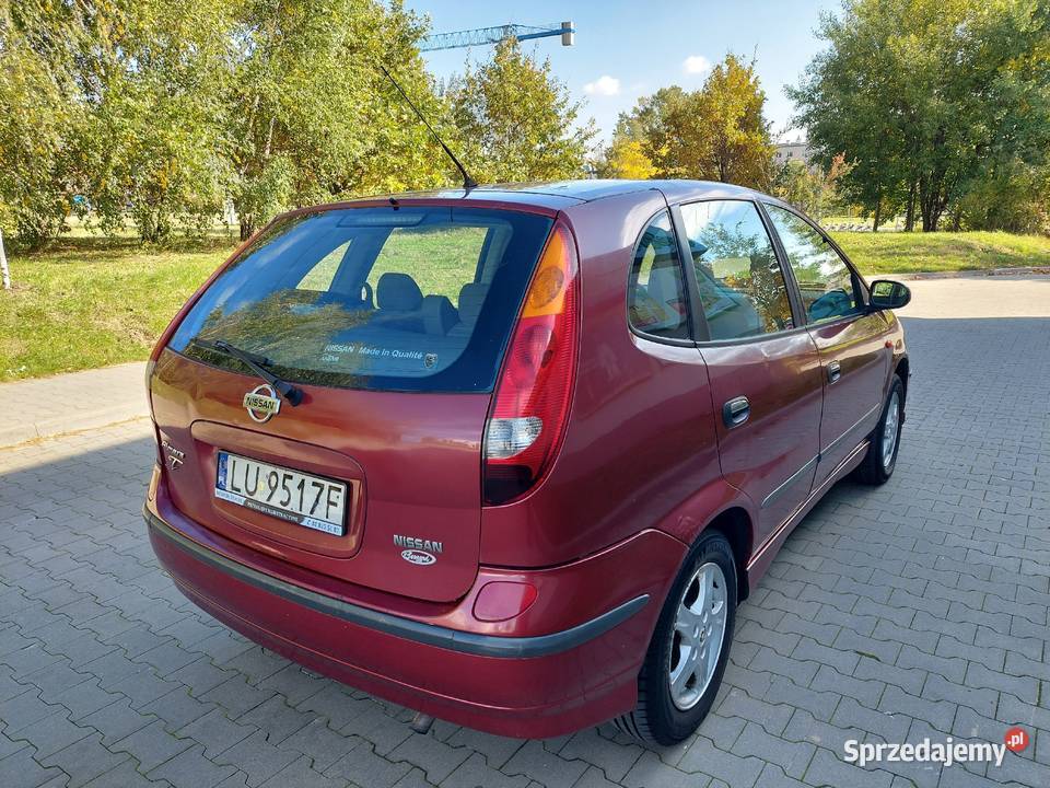 Nissan Almera Tino 18 w pełni sprawnyOpłaty na Lublin sprzedam