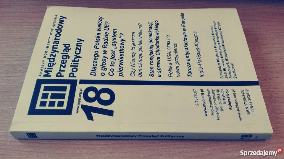 Międzynarodowy Przegląd Polityczny 18 analizy Gdańsk