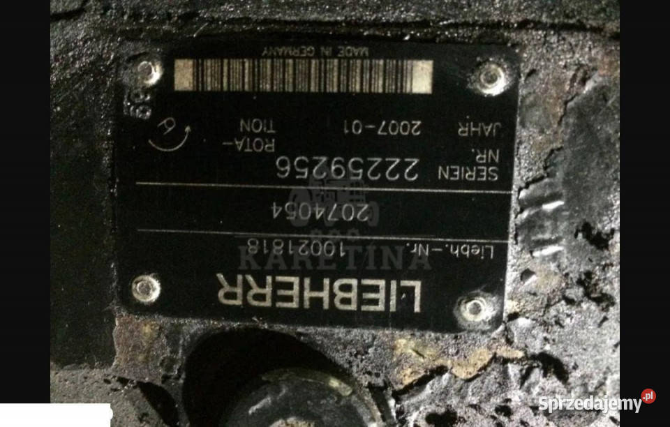 Liebherr L544 Pompa Rexroth 1002181 8 Jastrzębniki sprzedam