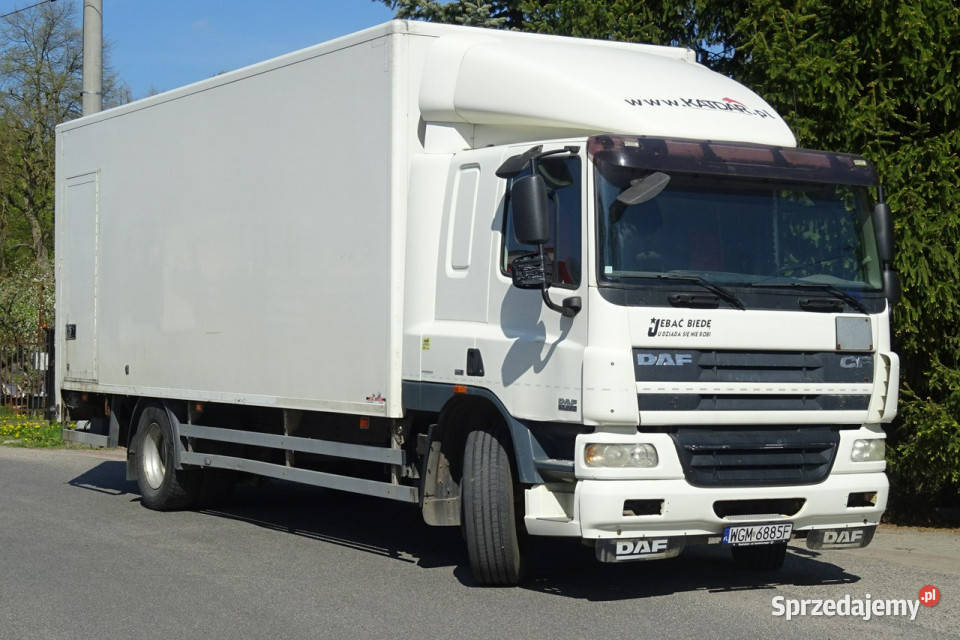 DAF CF 65220 EURO 5 KONTENER 18P ŁAD 10 TON mazowieckie Góra Kalwaria sprzedam