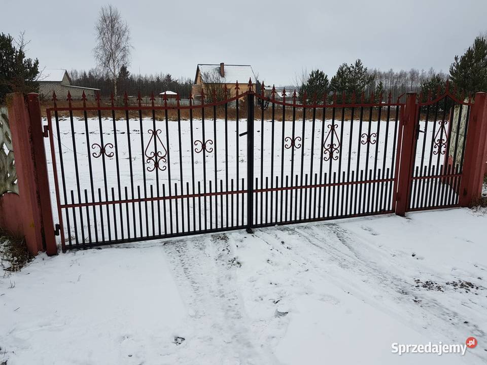 Ogrodzenia słupki klinkierowe bramy kute napędy Ogrodzenia i bramy