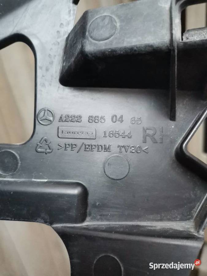 MERCEDES W222 PRAWE MOCOWANIE ZDERZAKA PRZÓD Międzychód