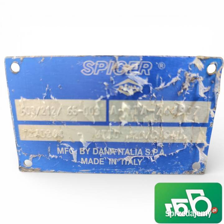 Dyferencjał Przedni most Dana 603212 Bobcat Ciechanowiec