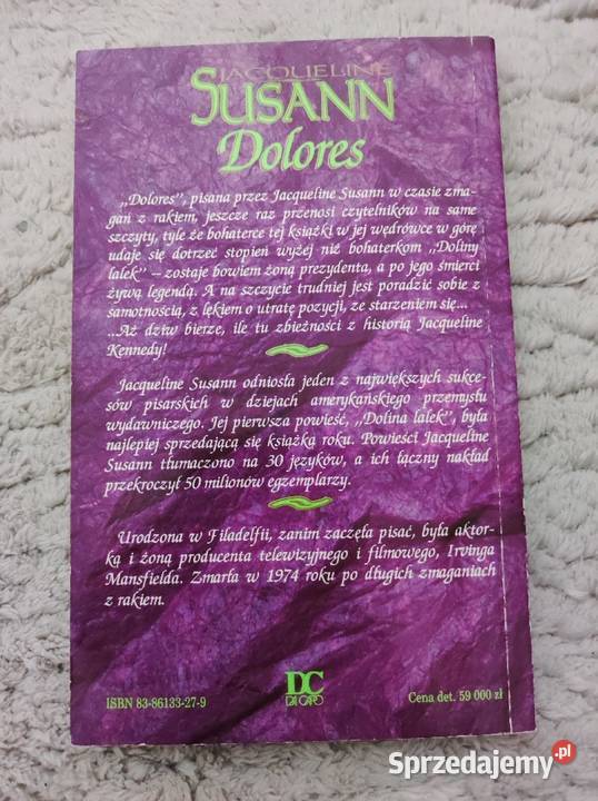Dolores Jacqueline Susann romanse Biała Podlaska sprzedam