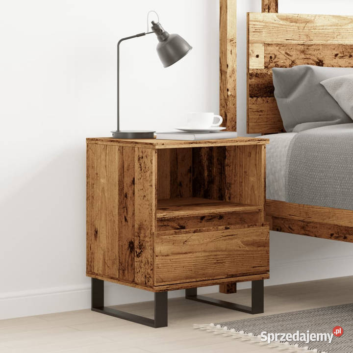 Szafka nocna stare drewno 40x35x50 materiał Warszawa