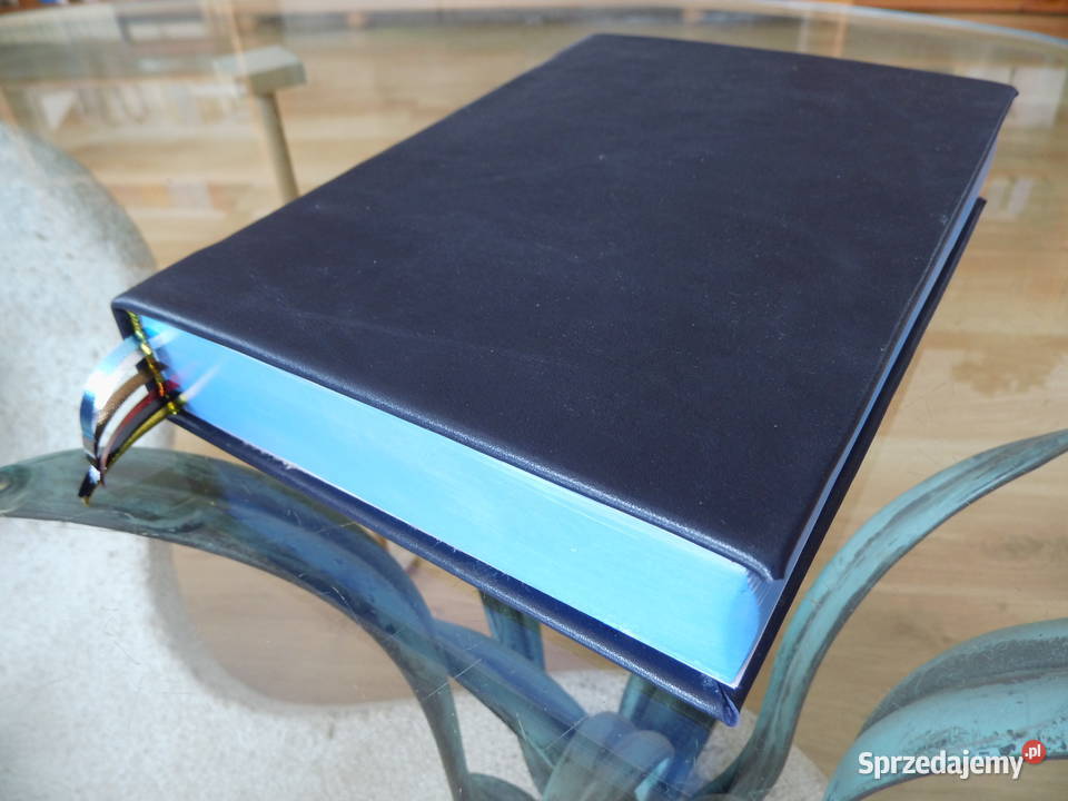 Oprawa skórzana Biblia Nowa Prezent wielkopolskie Radzewice