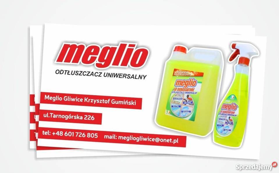 Meglio Sgrassatore odłuszczacz lemon kanister 5L Gliwice