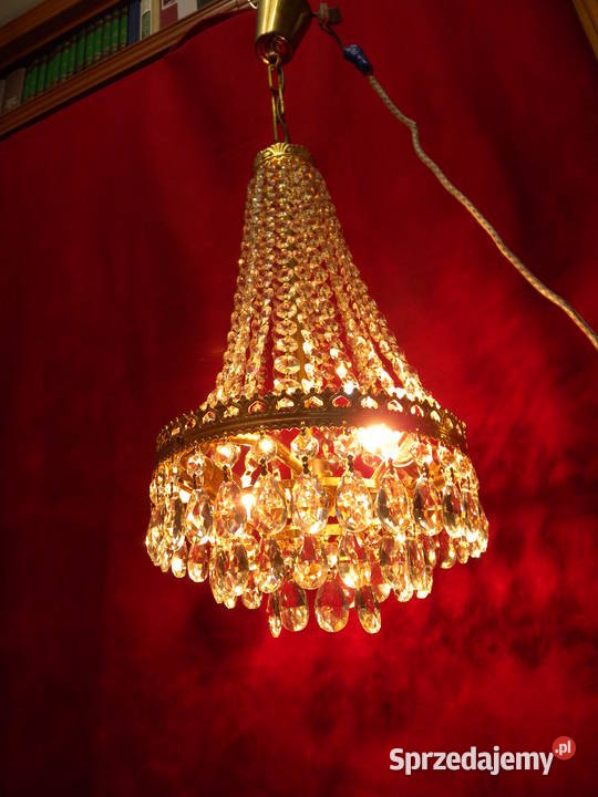 Żyrandol kryształowy Maria Theresa gruszka Katowice