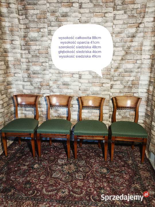 4 stylowe drewniane krzesla Sandomierz