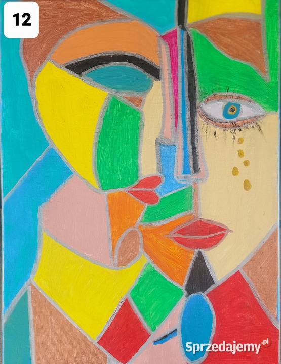 Obrazy KUBIZM akrylowe nowe różne rozmiary Częstochowa