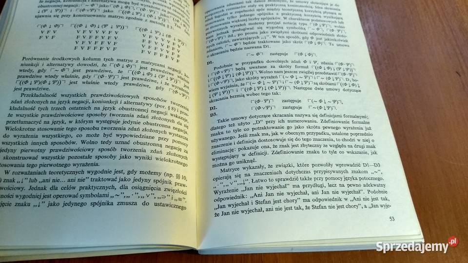 Logika matematyczna Willard Van Orman Quine Gdańsk