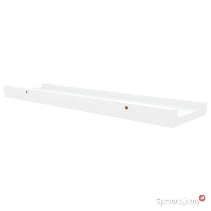 Półki ścienne na zdjęcia 2 białe 40x9x3 MDF mazowieckie Warszawa