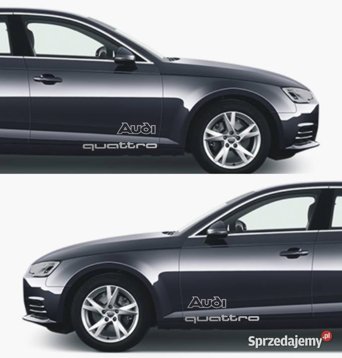 AUDI QUATTRO naklejki na samochód A4 A5 A6 A7 A8 Kraków sprzedam